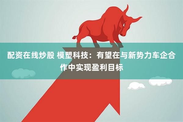 配资在线炒股 模塑科技：有望在与新势力车企合作中实现盈利目标